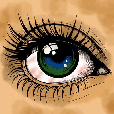 realistic eye
