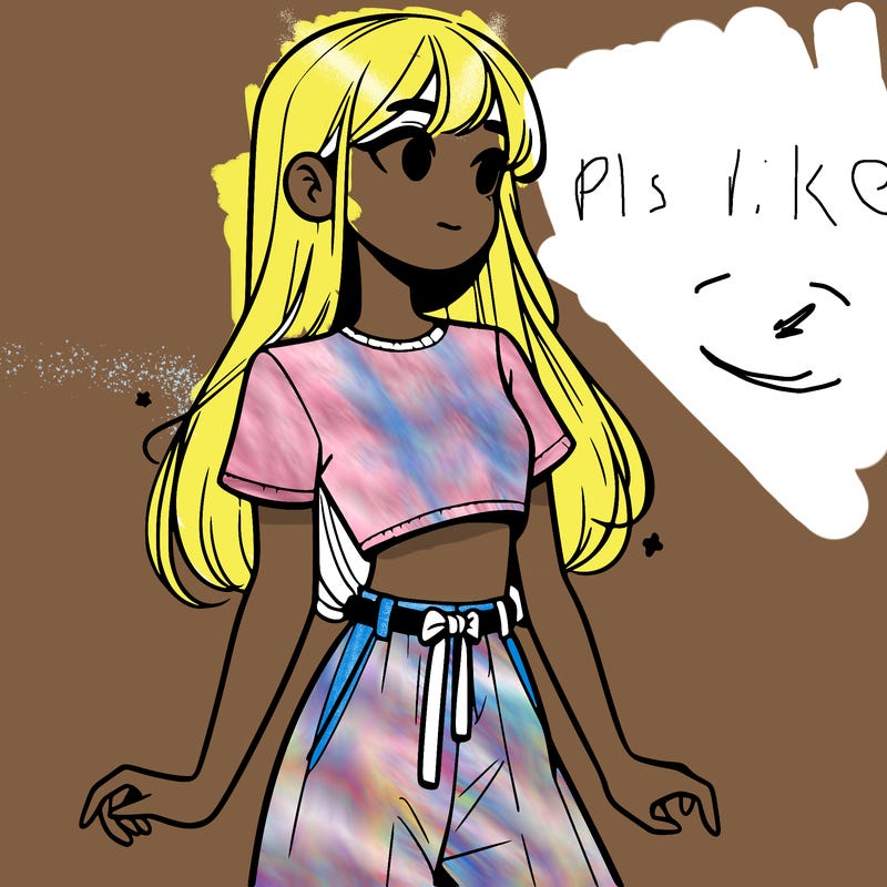 girl in a cute crop top