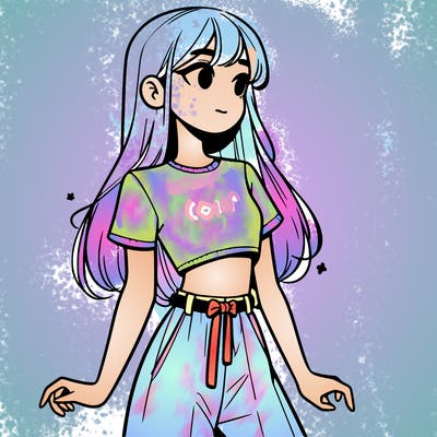 girl in a cute crop top