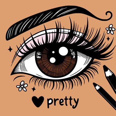 pretty eye