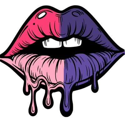 lips that look realistic and drip