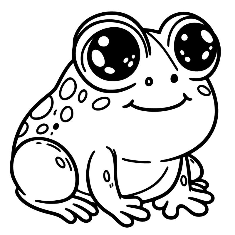 a cutesy frog