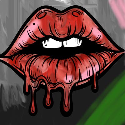 lips that look realistic and drip