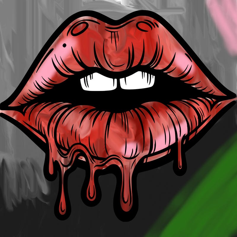 lips that look realistic and drip
