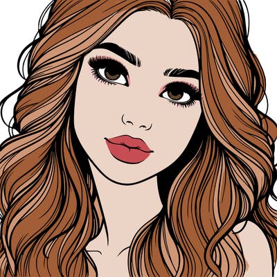 beautiful realistic girl