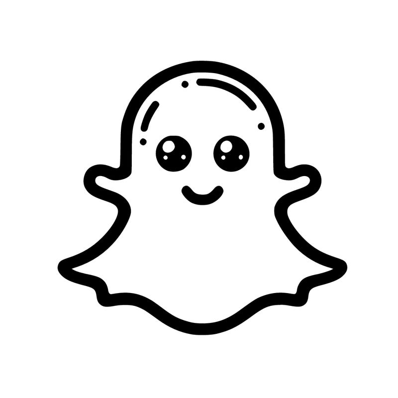 regular snapchat logo