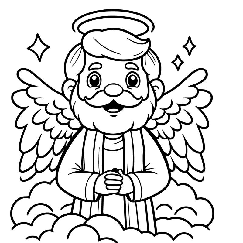 a grandpa angel in heaven