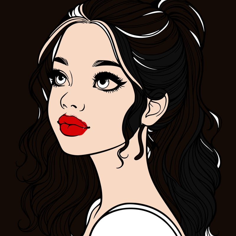 beautiful realistic girl