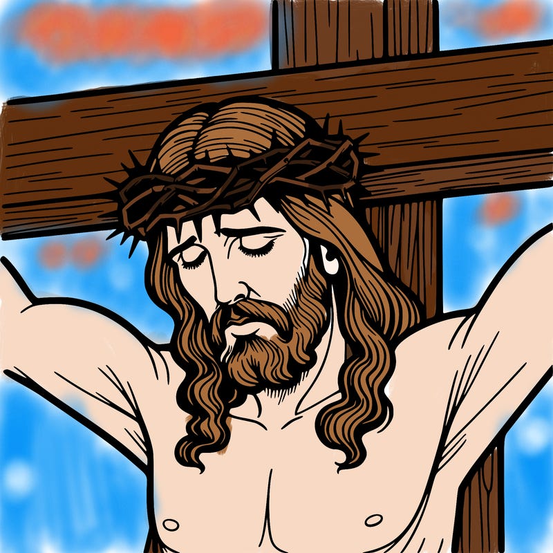 jesus on the cross