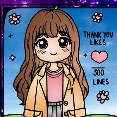 thank you for 300 likes girl