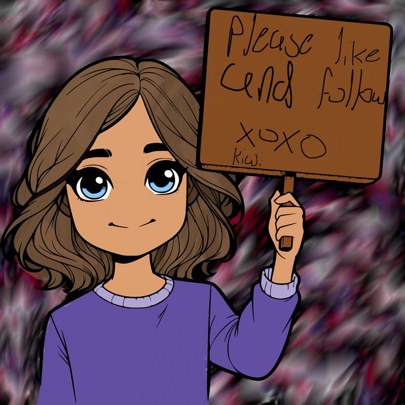 realistic girl holding up a sign