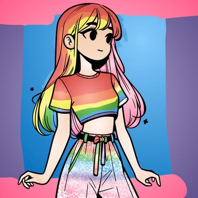 girl in a cute crop top