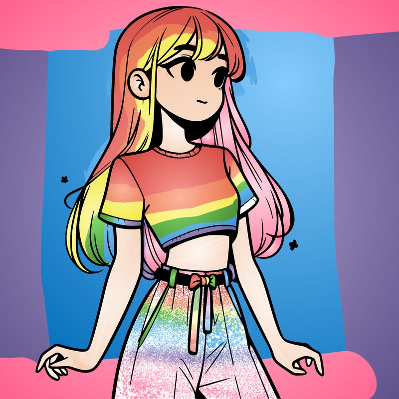 girl in a cute crop top