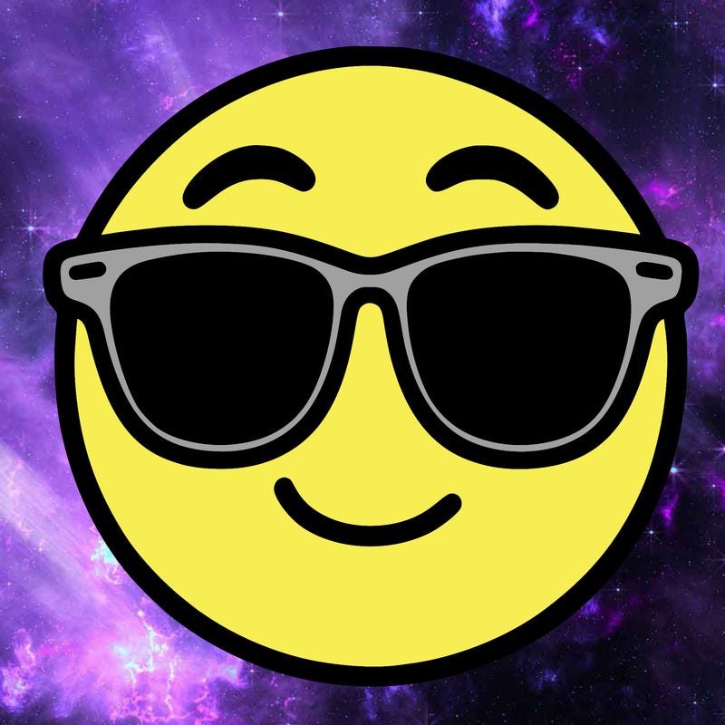 emoji with sunglasses