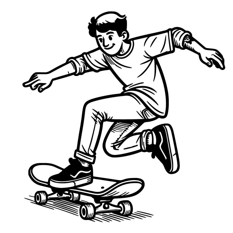 skateboarding