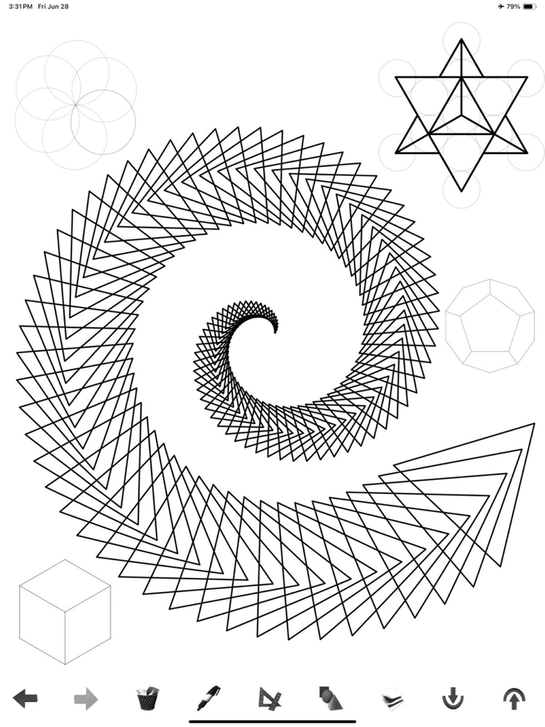 Sacred Geometry Drawing App - Graphics & Design App | MWM