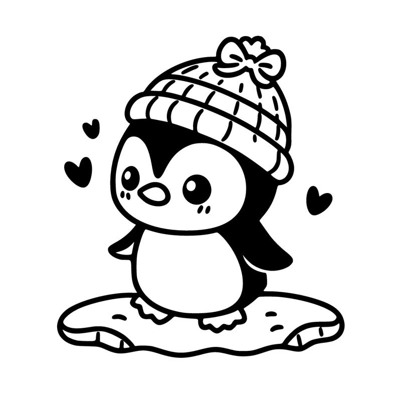 cute penguin