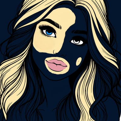 beautiful realistic girl