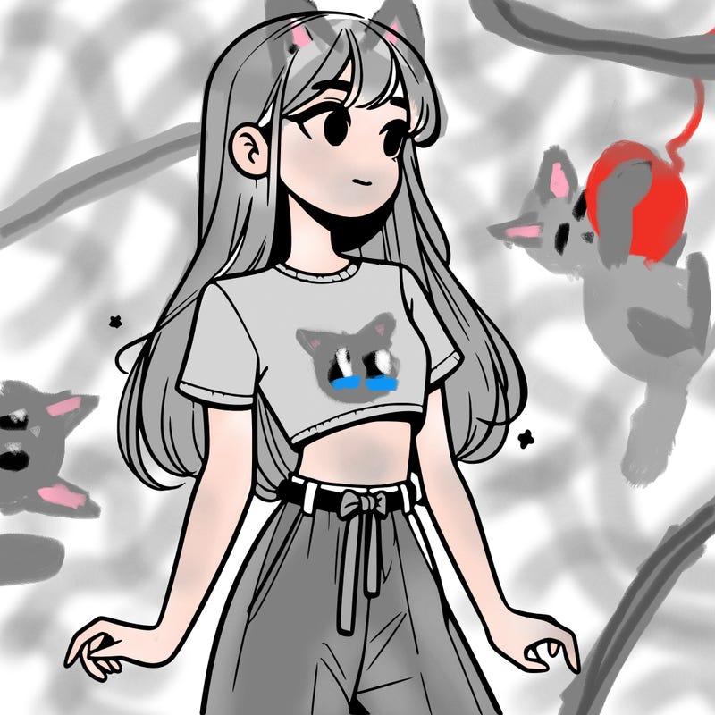 girl in a cute crop top