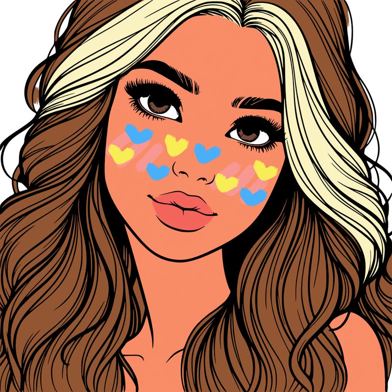 beautiful realistic girl