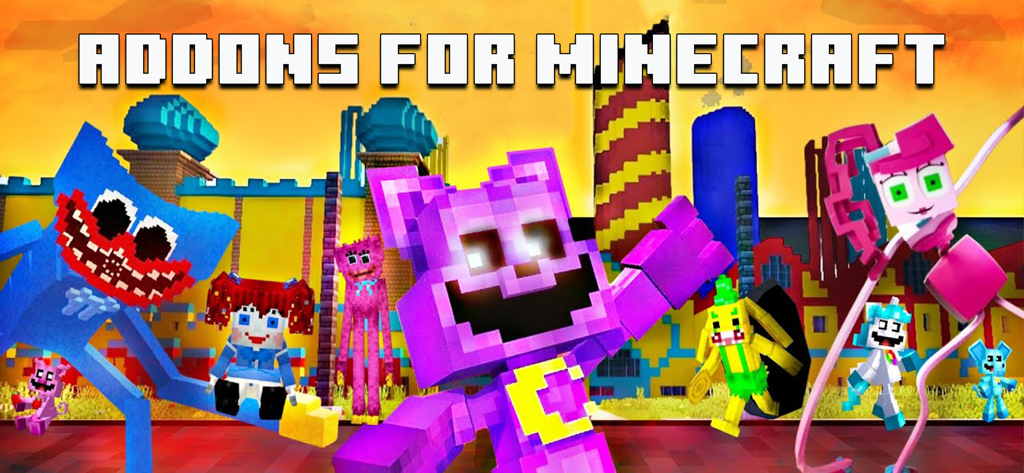 Colorful blocky characters and mods for Minecraft Pocket Edition