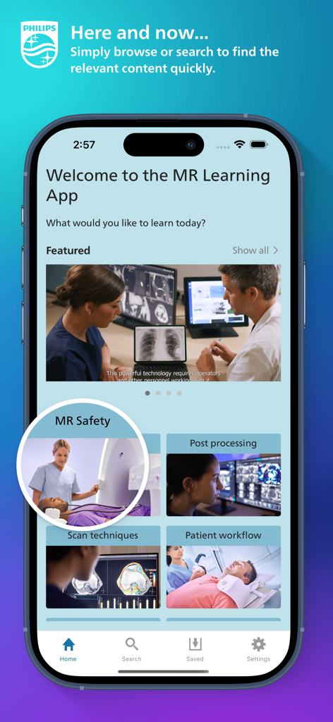 Philips MR Learning - Medical App | MWM