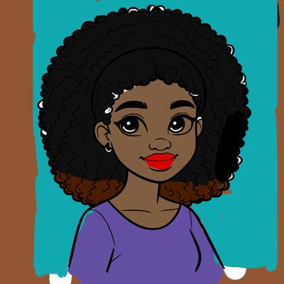 realistic black girl