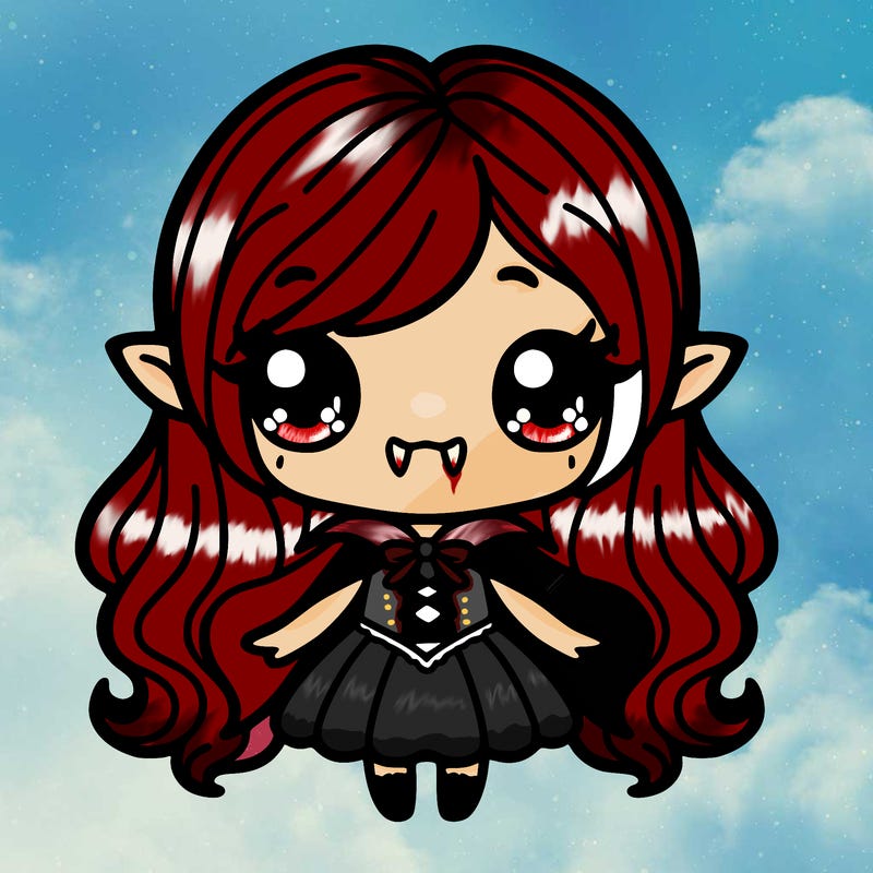 cute vampire girl