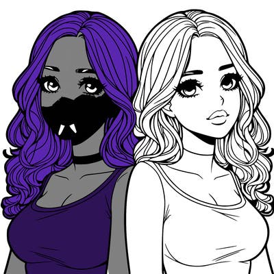 realistic twin sisters