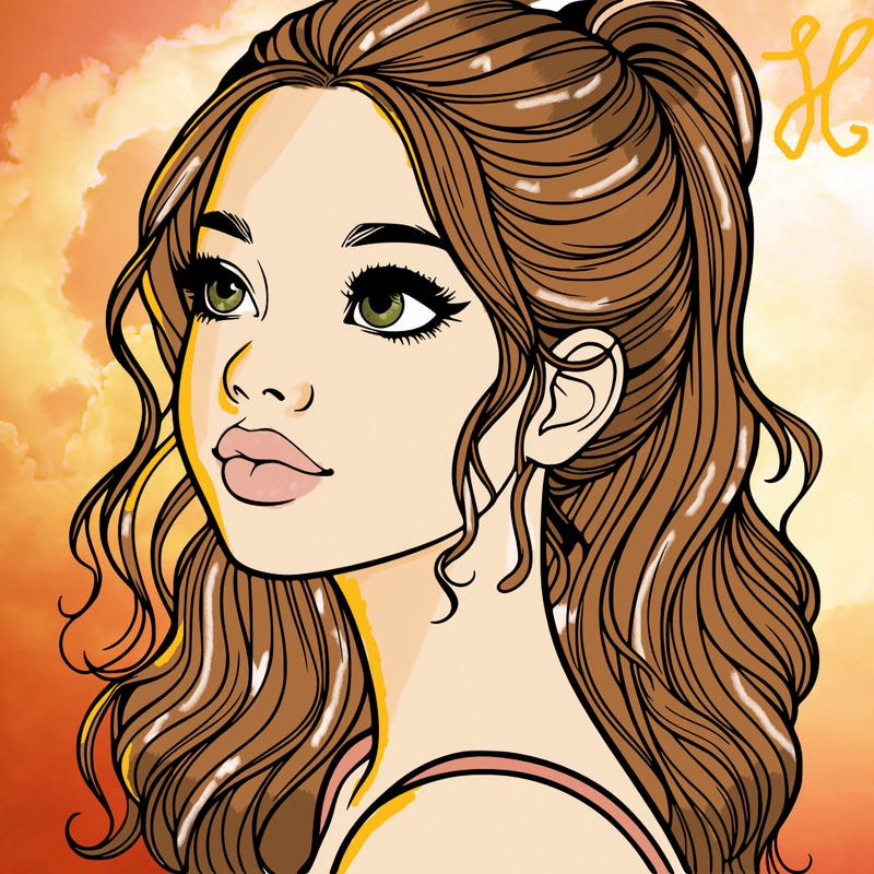 beautiful realistic girl