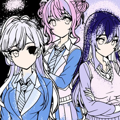 anime girls teenagers