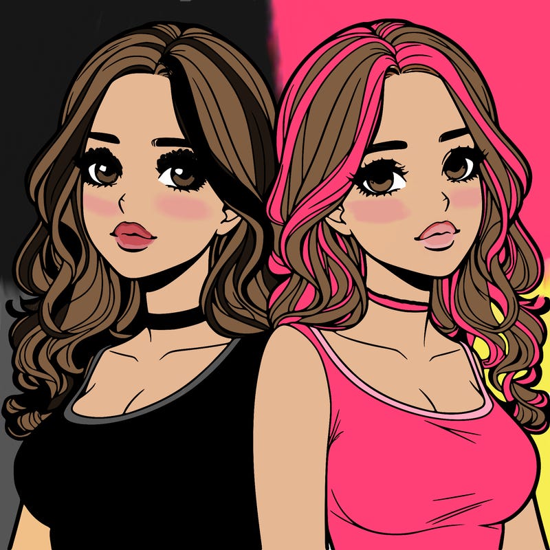 realistic twin sisters