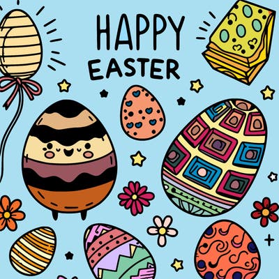 easter egg happy easter sigh chocolate