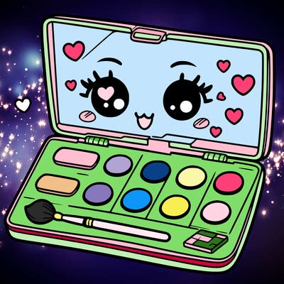makeup pallet