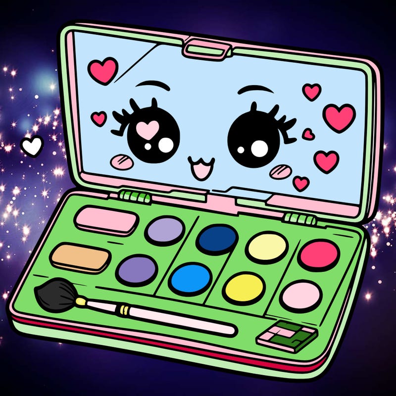makeup pallet