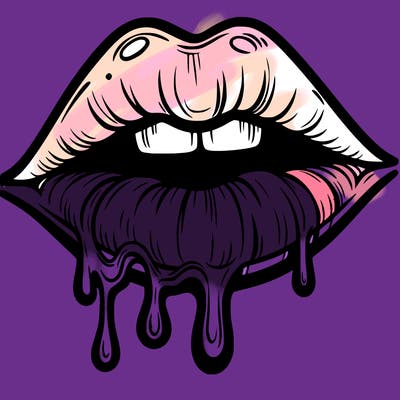 lips that look realistic and drip