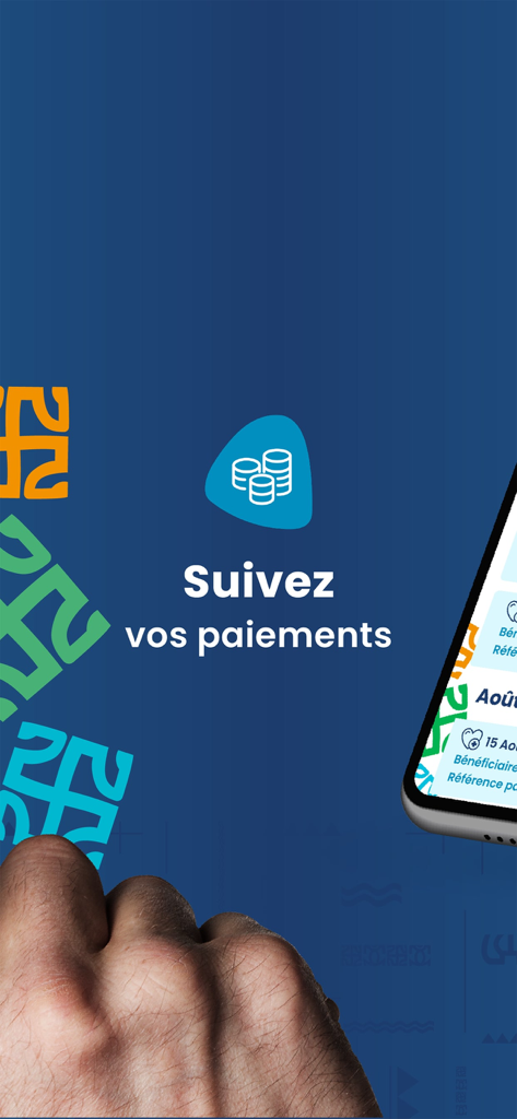 Interfaz de la aplicación Tatou que muestra la función de seguimiento de pagos en una pantalla móvil