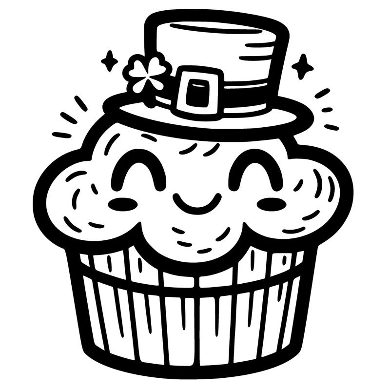 saint patricks day cupcakd