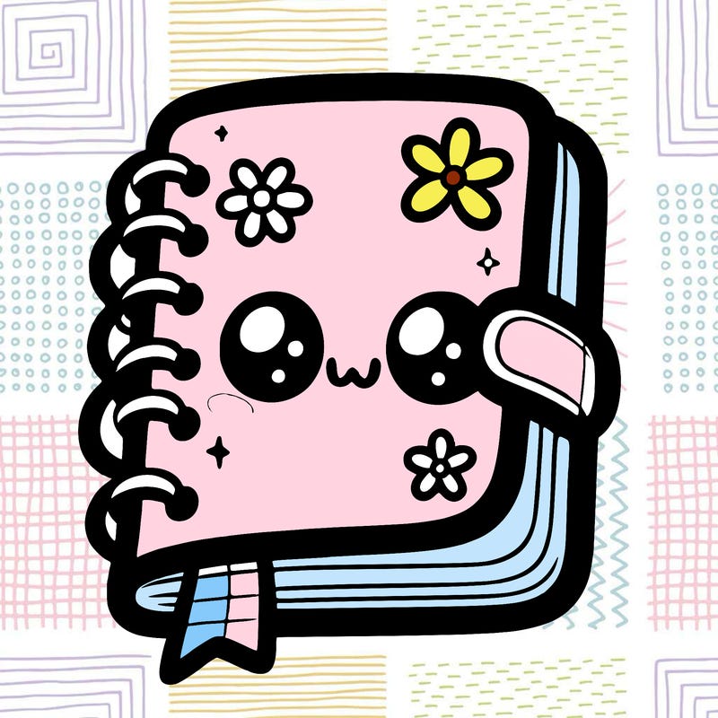 a cute notebook