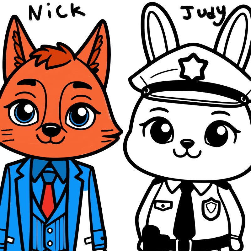 nick and judy hopps