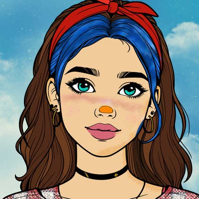 realistic teenage girl