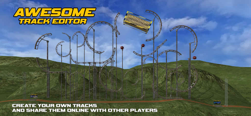 Motorbike - Motorbike game track editor for creating and sharing custom levels