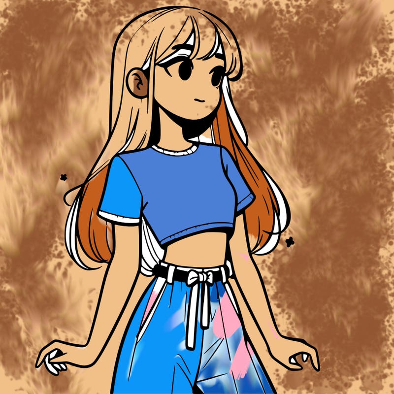 girl in a cute crop top