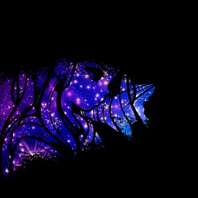 a realistic girl spray painting