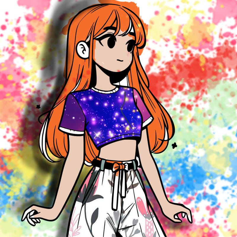 girl in a cute crop top