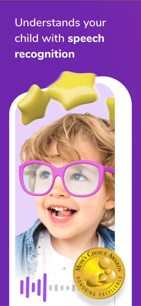 Otsimo | Speech Therapy SLP - Kind benutzt die Otsimo Sprachtherapie-App mit Spracherkennungstechnologie und digitalen Belohnungen