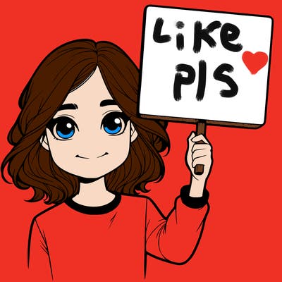 realistic girl holding up a sign