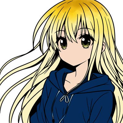 anime girl with long hair