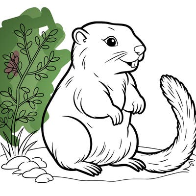 yellow bellied marmot