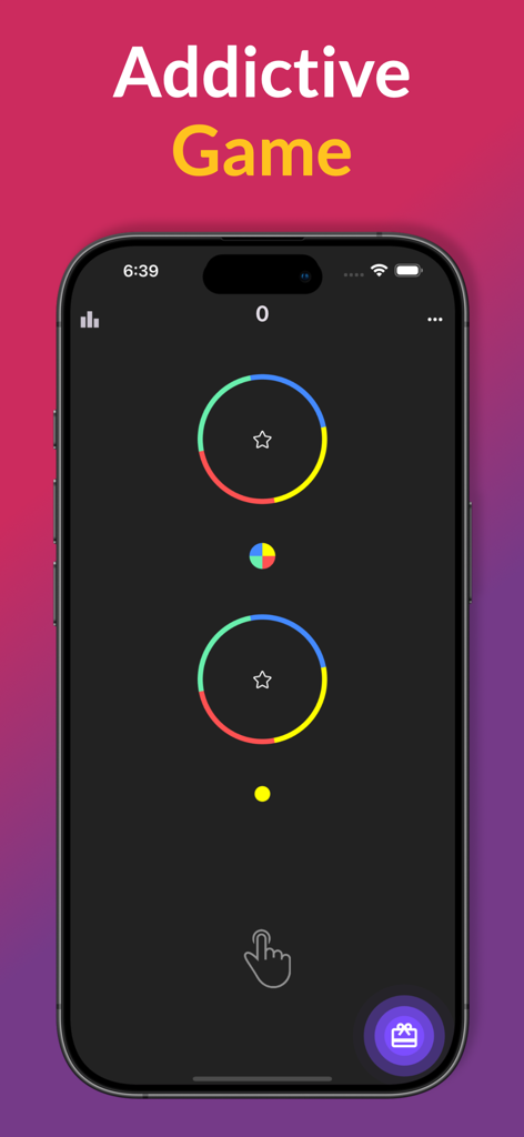 JustPlay ‑ Earn Rewards - A colorful casual game screen in the JustPlay app for earning rewards.